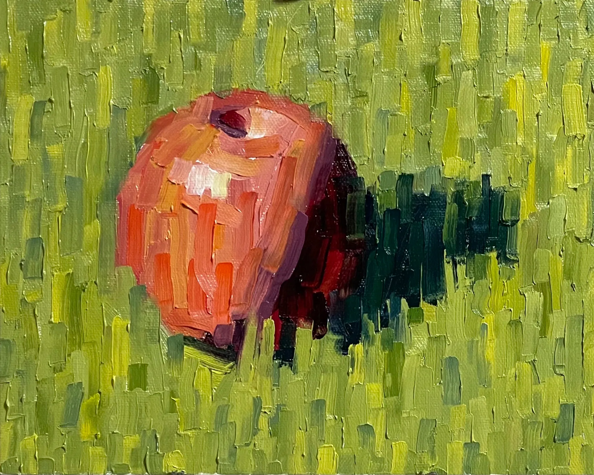apple-in-grass